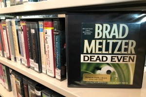 CD books on a shelf