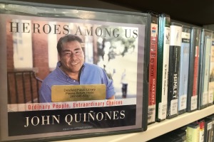 CD books on shelf